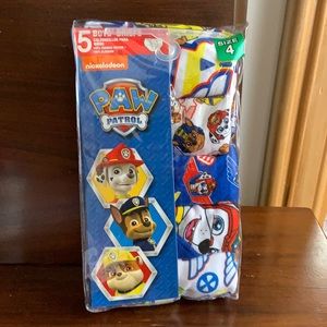 Brand new size 4 toddler paw patrol briefs